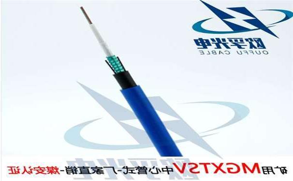 涪陵区欧孚MGXTSV-8B1 矿用单模阻燃光缆G652D纤芯煤安证书